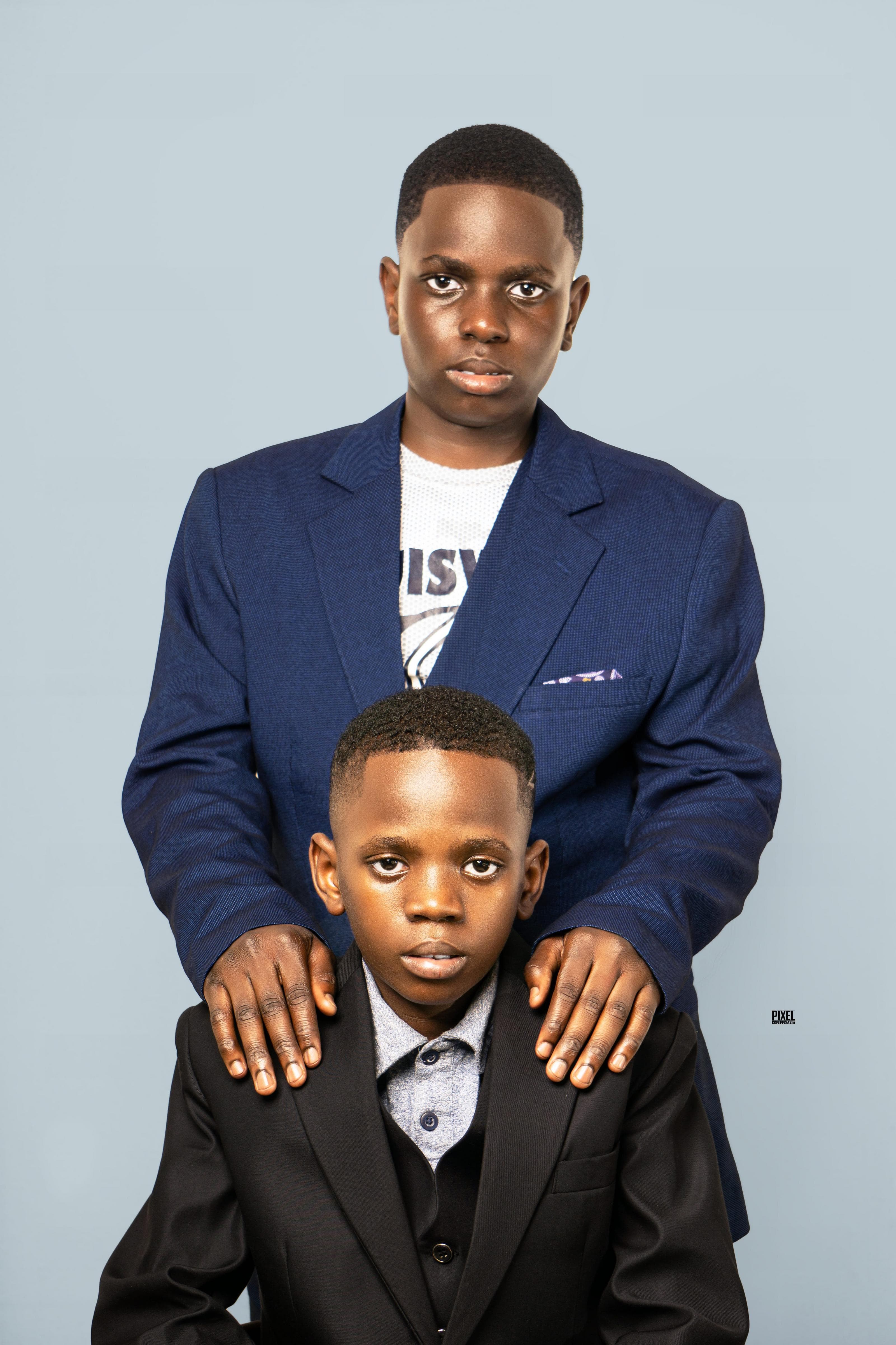 A newly married couple smiling